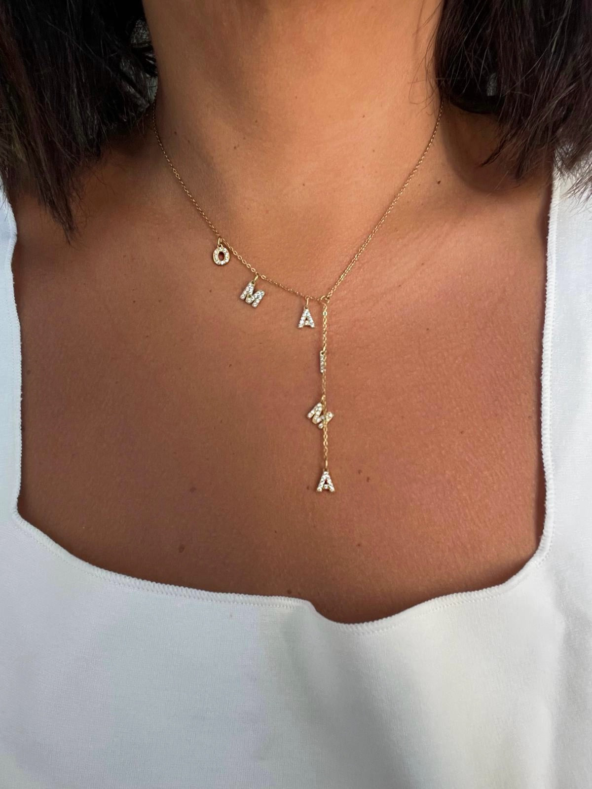 Y Shape Personalized Necklace