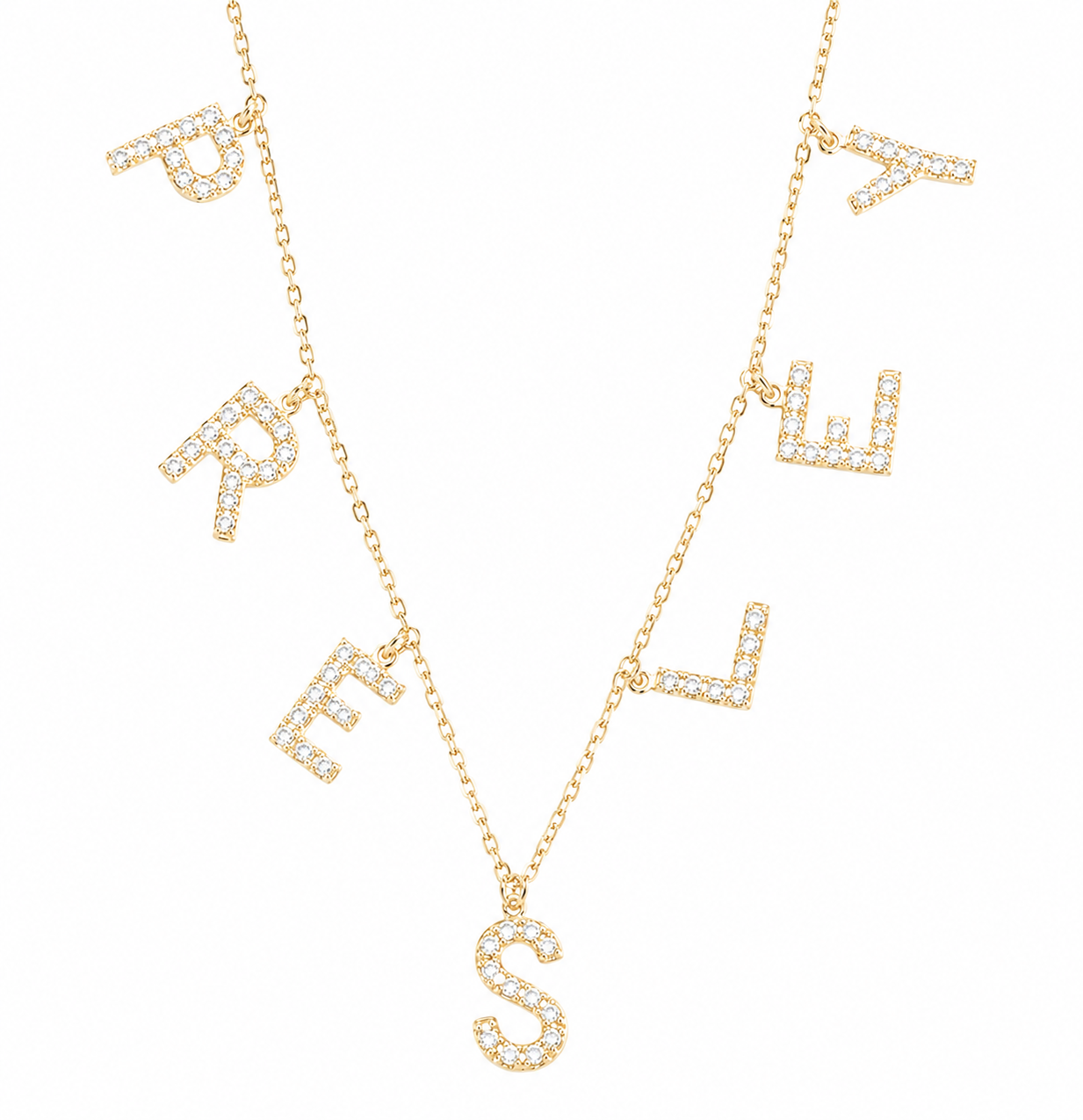 Personalized Letter Necklace - s925 sterling silver 14K gold plated