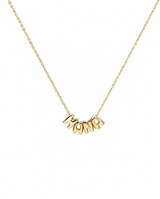 Bubble Letter Necklace